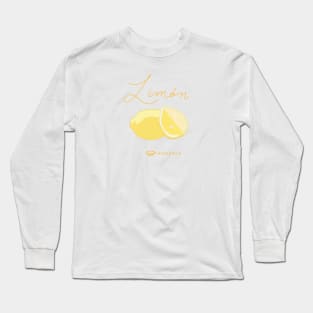 Fruits in Spanish - El Limon Long Sleeve T-Shirt